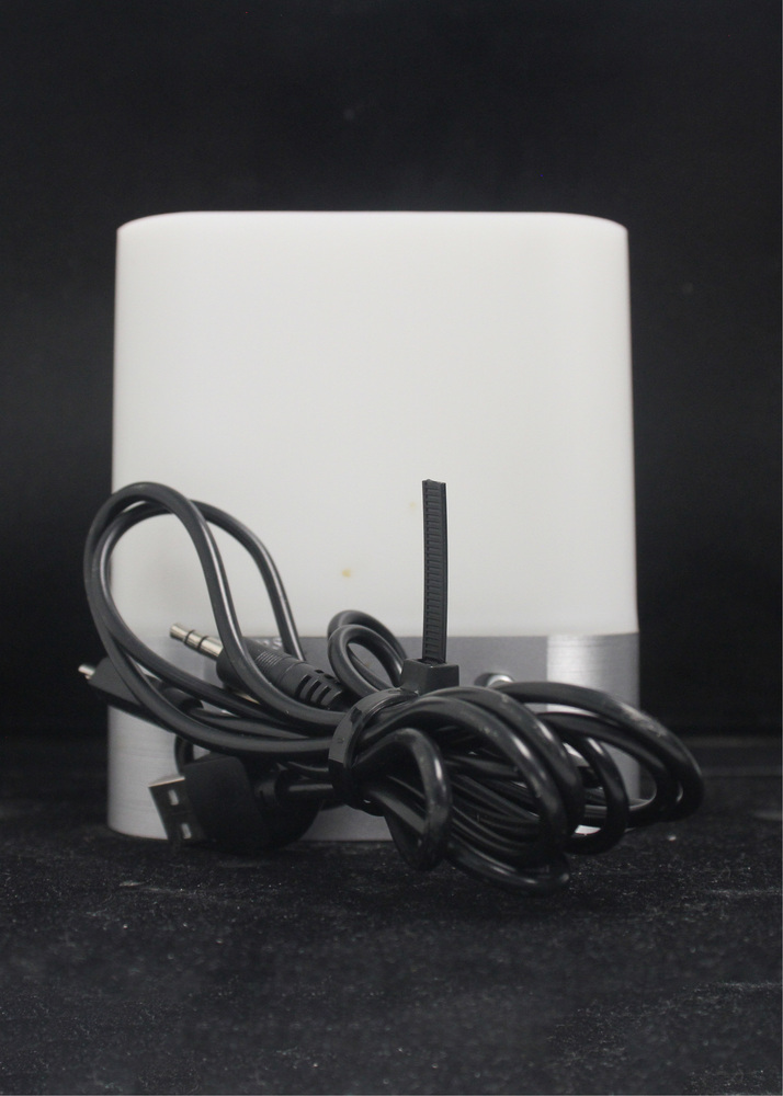 VEHOLION Night Lights Bluetooth Alarm Clock Speaker,Touch Sensor Bedside Lamp 