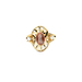 14kt Yellow Gold Virgin Mary Ring with CZ's