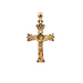 14kt Tri-Color Crucifix