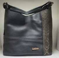 zara black purse
