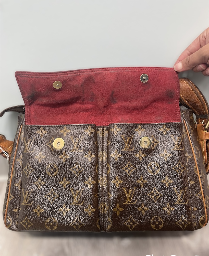 Authentic Louis Vuitton Monogram Viva Cite GM Shoulder Bag M51163 LV 5013B