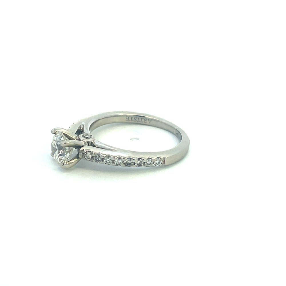 14kt White Gold .87ct  Diamond Engagement Ring