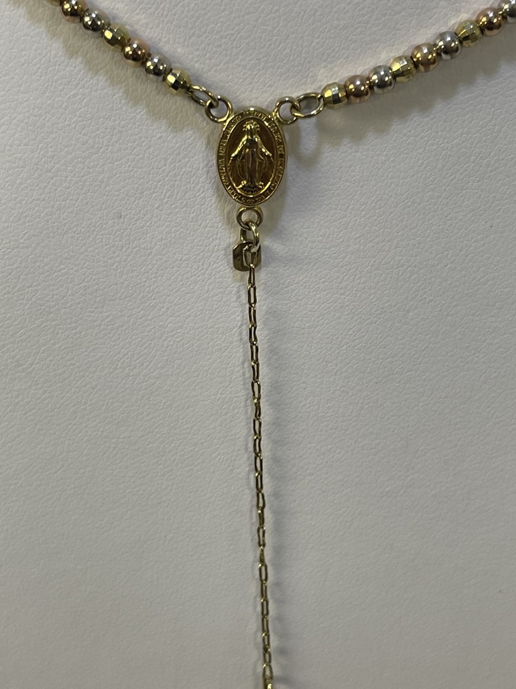  14KT Tri Color Rosary