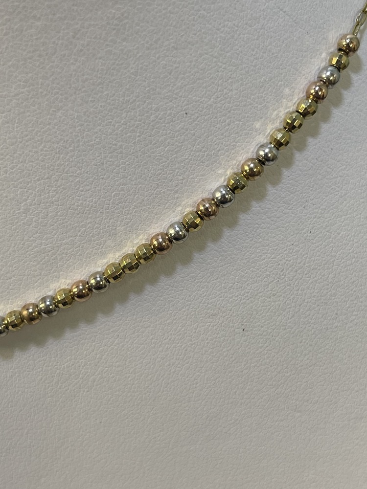  14KT Tri Color Rosary