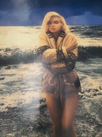 Marilyn Monroe-Malibu Beach 46 x 33 Poster 1987 TOMMY MERRYFIELD
