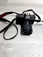 Pentax P3 35mm SLR Film Camera W/ 35-75mm Ozunon 3.5-4.8 Lens NO Power Untested