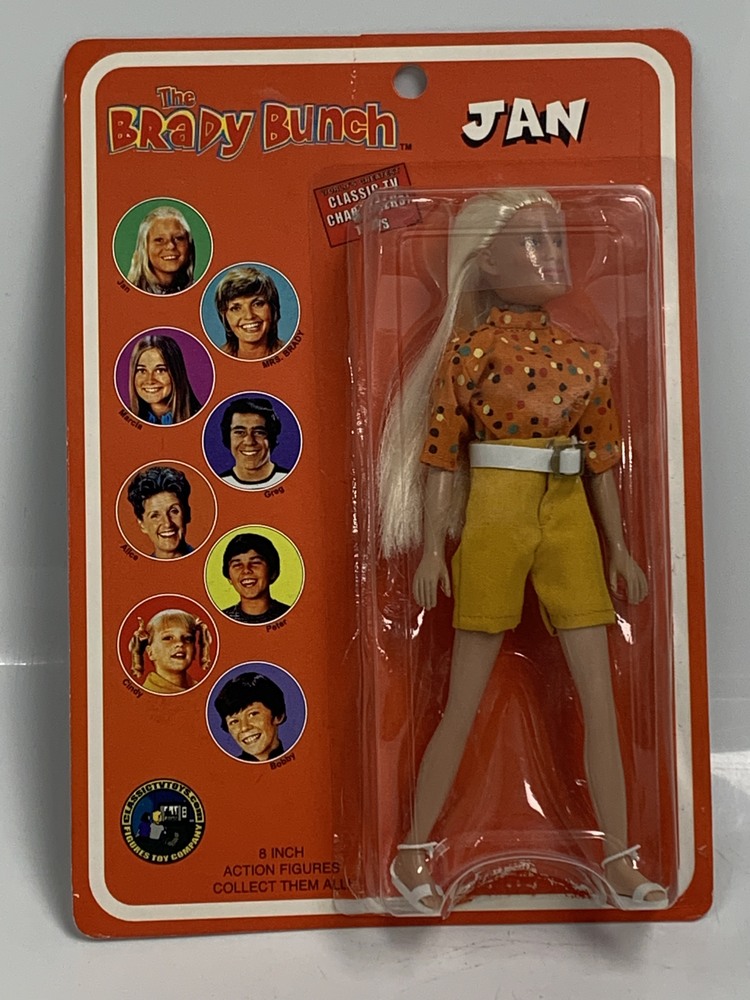 Classic TV Toys 2004 The Brady Bunch Jan Brady Doll 8" Action Figure