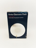 Vintage Vivitar Auto 252 Electronic Flash with Power Cord, Case, Owners Manual