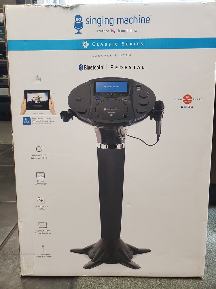 Singing Machine Bluetooth Pedestal Karaoke (ISM1020BT)