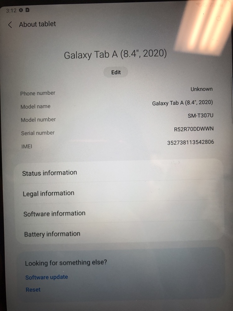 Samsung Galaxt Tablet A (8.4
