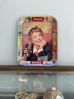 Coca-Cola Collectible Vintage Metal Tray 13 inches x 10.5 inches