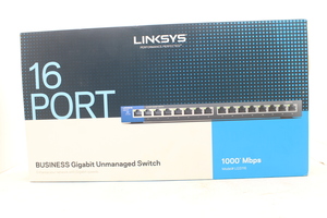 Linksys LGS116 16-Port Business Desktop Gigabit Switch