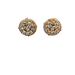 10kt Yellow Gold 2.50ct tw Diamond Cluster Stud Earrings