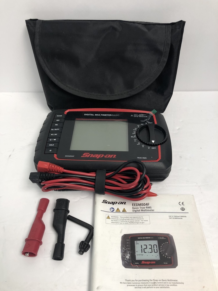 Snap-on EEDM504F Basic TRMS Digital Multimeter | Sterling & Knight ...