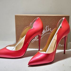 Christian Louboutin Hot Chick 100 Pink Patent Pumps – Size 42