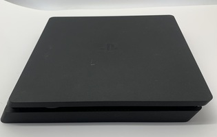 Black Sony PlayStation 4 Slim 500GB (CUH-2015a) w/ remote & cords 