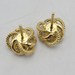 LAGOS 18K Gold Love Knot Diamond Stud Earrings