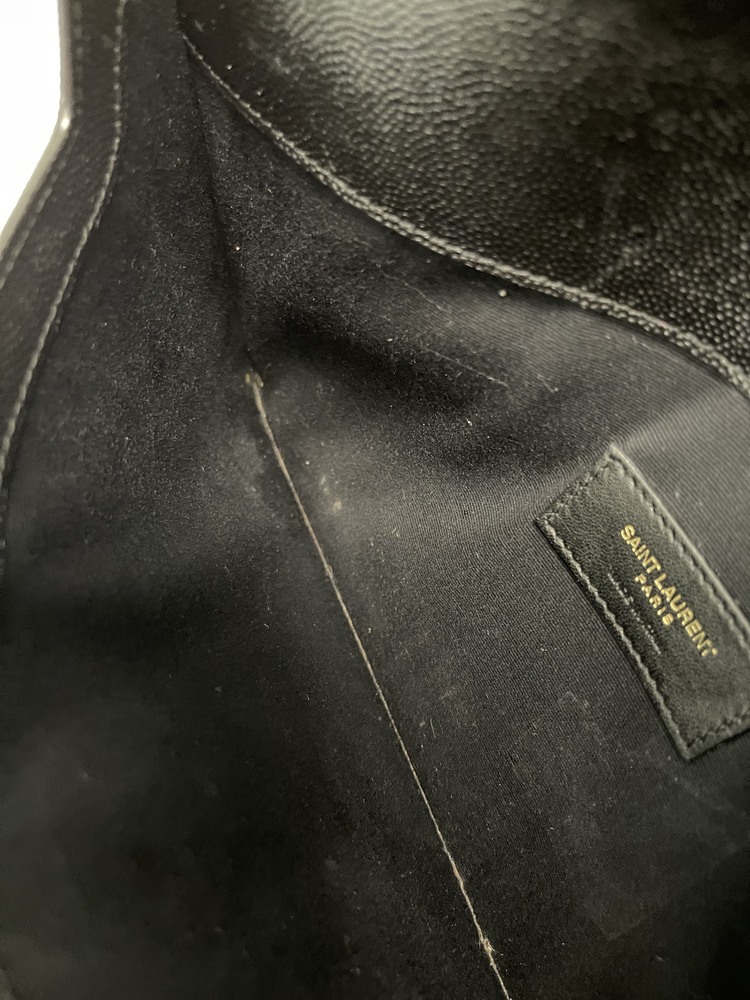 Buy Saint Laurent Uptown Pouch In Grain De Poudre Embossed Leather