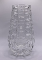  7" Crystal Waterford Ladder Vase