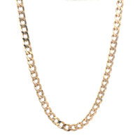 10kt Yellow Gold 22.5" 5mm Curb Link Chain