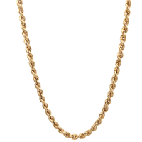 14kt Yellow Gold 24" 3.75mm Rope Chain 