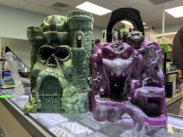 Vintage Masters of the Universe He-man Castle Grayskull & Snake Mountain Shell