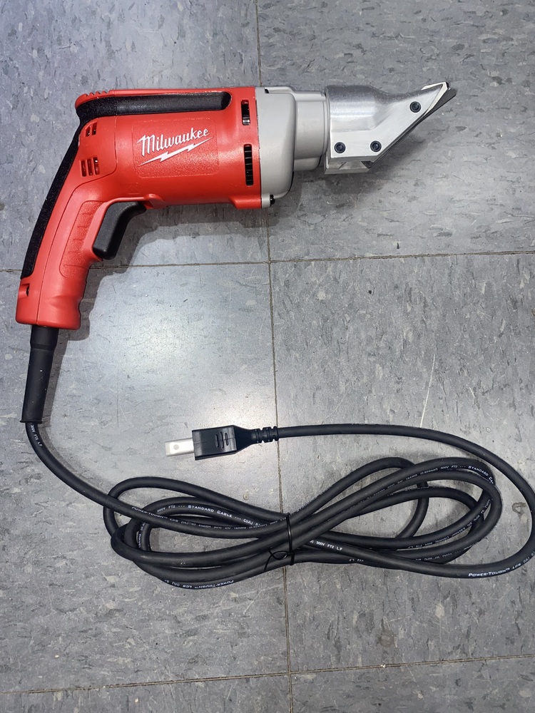 Milwaukee Tool - 4,000 SPM, 120 Volt, Angled Handle, Handheld Electric Shear  - 09968918 - MSC Industrial Supply