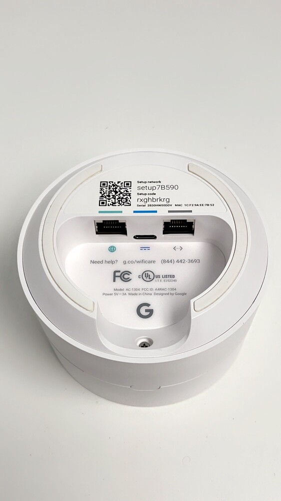 Google WiFi System 1-Pack Router Replacement For Whole Home Coverage