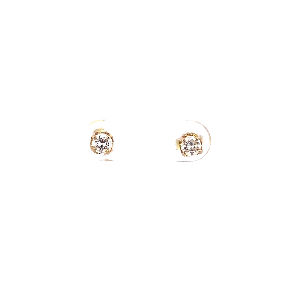  14kt Yellow Gold .40ct tw Diamond Stud Earrings