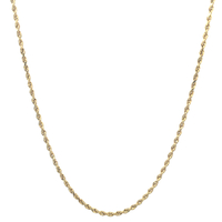  14kt Yellow Gold 20" Rope Chain
