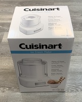 Cuisinart ice-21p1 Quart Ice Cream & Sorbet Maker - white