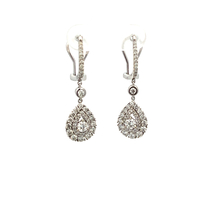 14kt White Gold 1.00ct tw Diamond Earrings