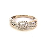  10kt Yellow Gold .20ct tw Diamond Band