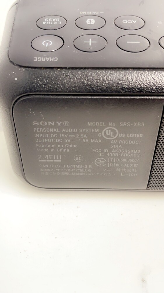 Sony SRS-XB3 Portable Wireless Speaker with Bluetooth