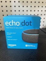 Amazon - Echo Dot (3rd Gen) Smart Speaker with Alexa - Charcoal