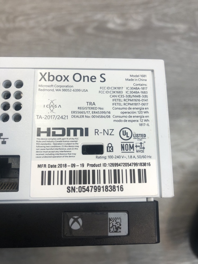 Xbox s model clearance 1681