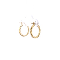 18kt Yellow Gold Small Hoops 