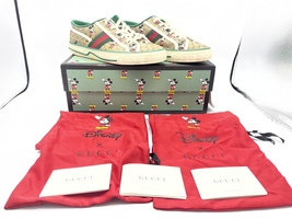 Gucci Mickey Mouse Tennis Shoes 1977, Size 8UK, 8.5 Mens, 10wmns
