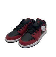 Nike Air Jordan 1 Low GS Size 7Y / Women's 8.5 Reverse BRED Shoes 553560-605 