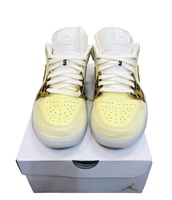 Nike Air Jordan 1 Low  Lemon Drop Chiffon Leopard DN6998-700 / OPEN BOX USED