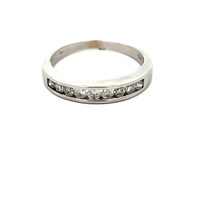 14kt White Gold .33ct tw Diamond Band