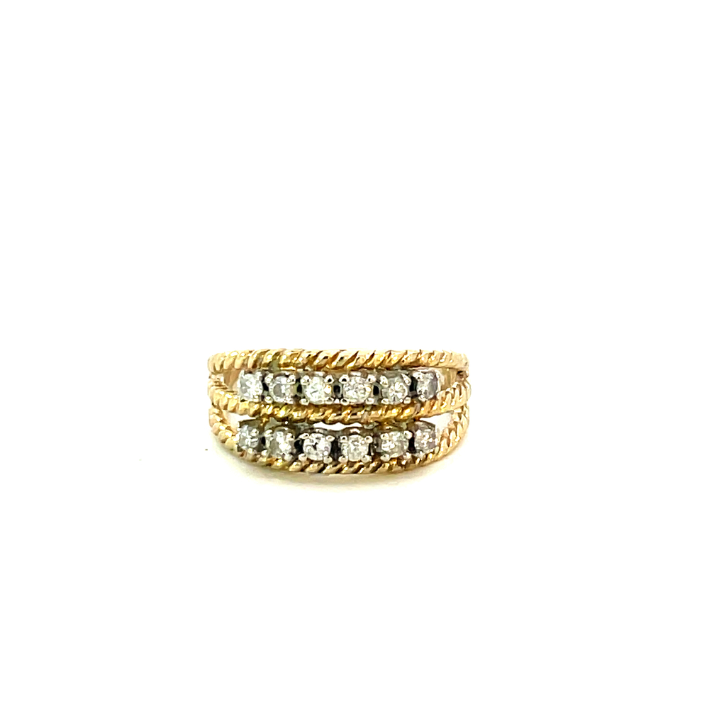 14kt Yellow Gold .36ct Diamond Ring