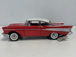 1957 Red/White Top Chevy Bel Air 1:24 Die Cast By Precision Models