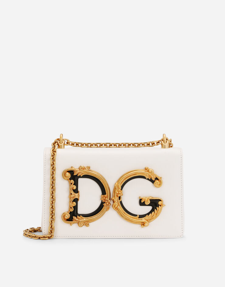 DOLCE GABBANA DOLCE & GABBANA Nappa DG Girls Shoulder Bag Black