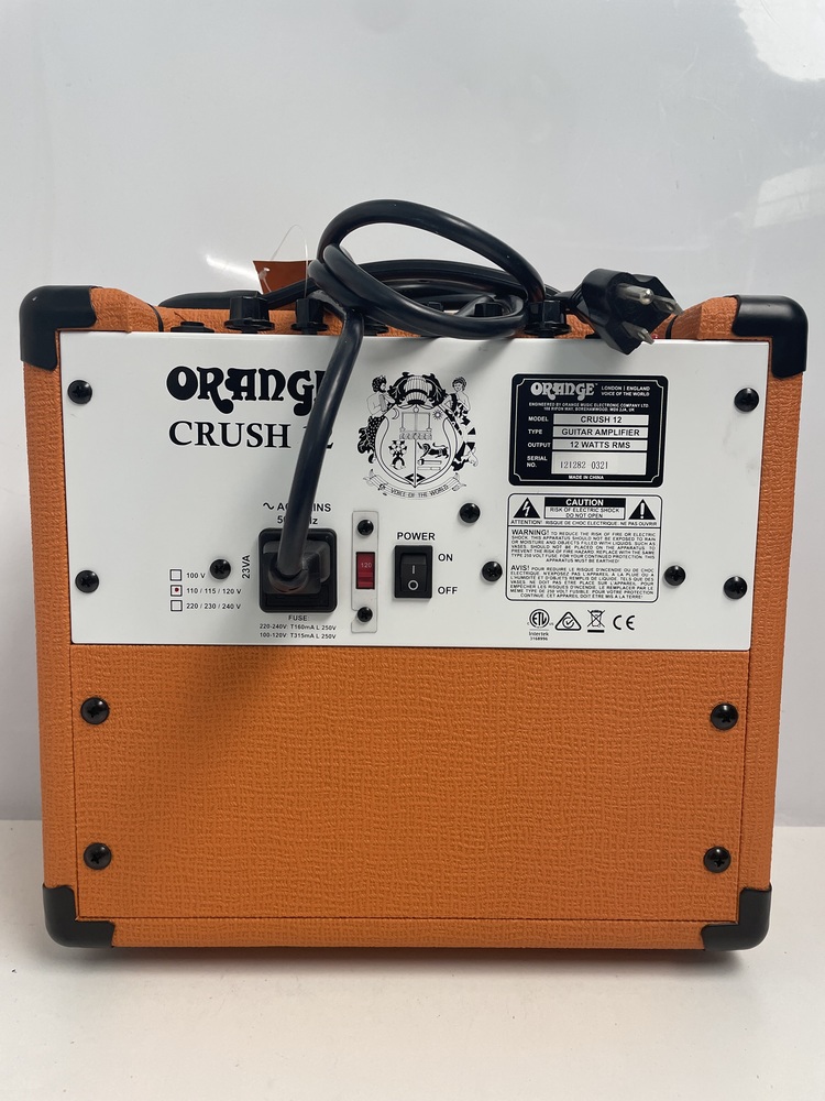 Orange Crush 12 Amp Electric Guitar Power Amplifier Sterling & Knight
