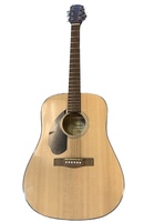 Fender Acoustic Guitar Left-Handed Model CD60S- Natural Color