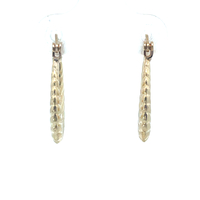 14kt Yellow Gold Oval Hoops