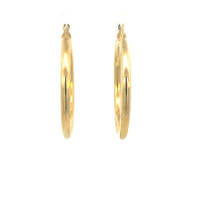  14kt Yellow Gold 35mm Hoop Earrings 