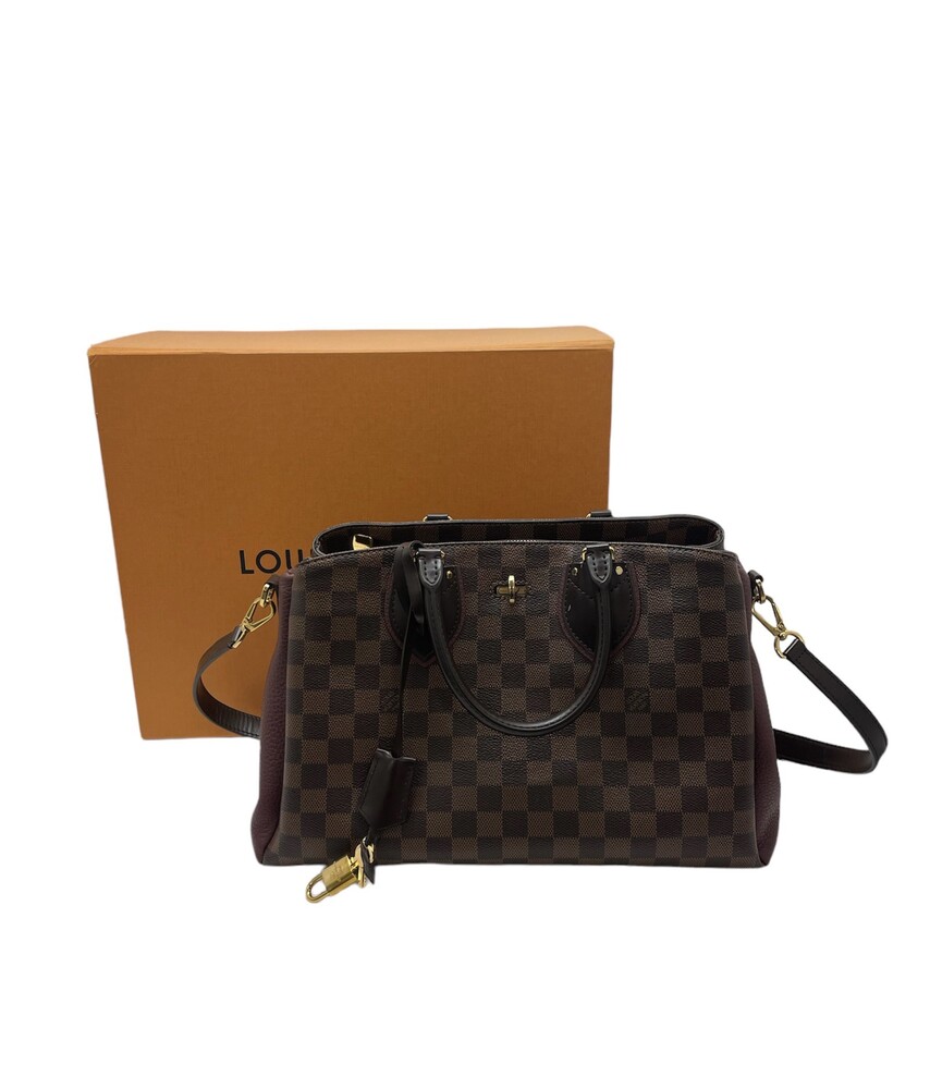 Authentic Louis Vuitton Normandy Damier Ebene Duo Shoulder Handbag