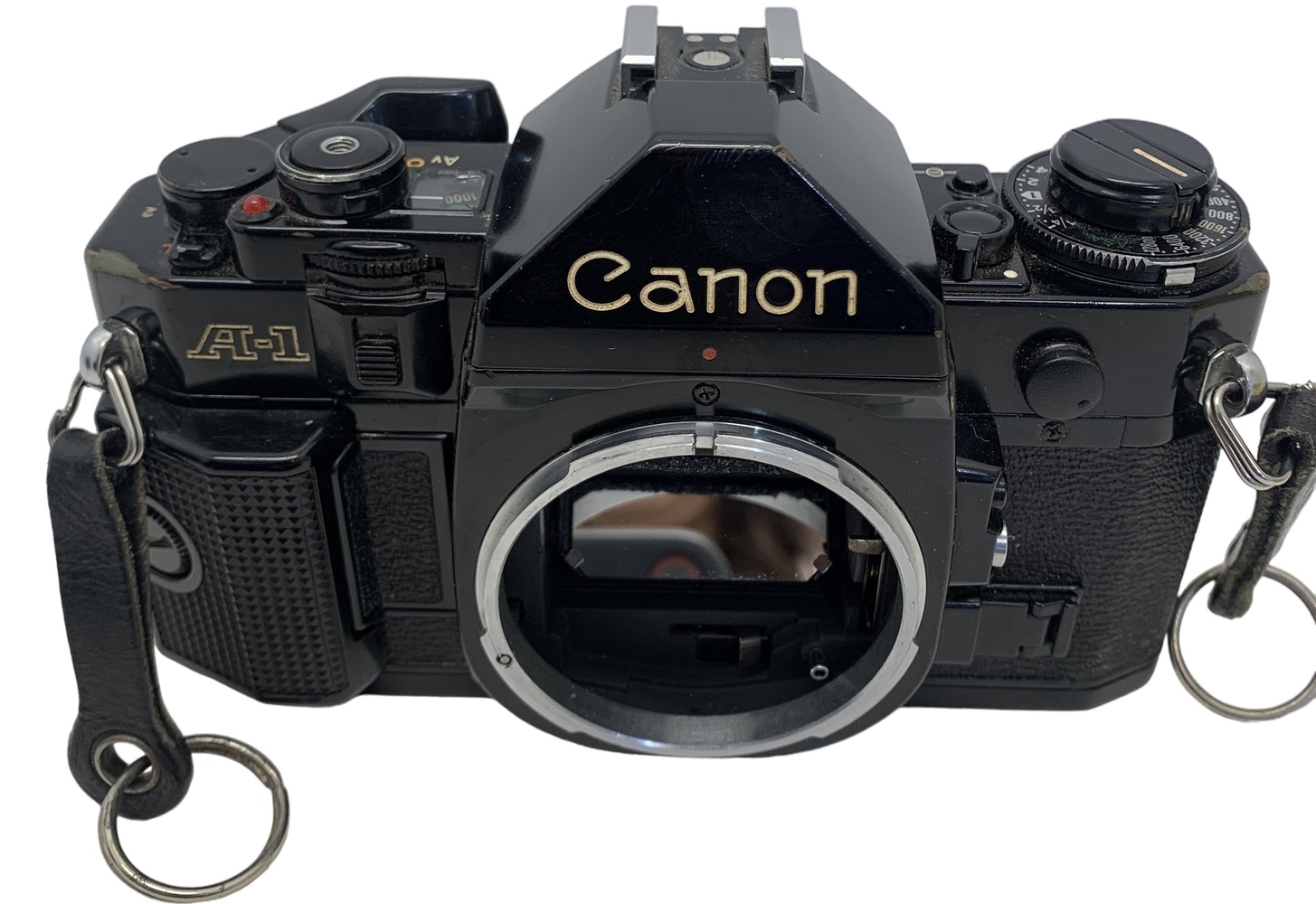  Vintage Cannon a1 Black 35mm Film SLR Camera 